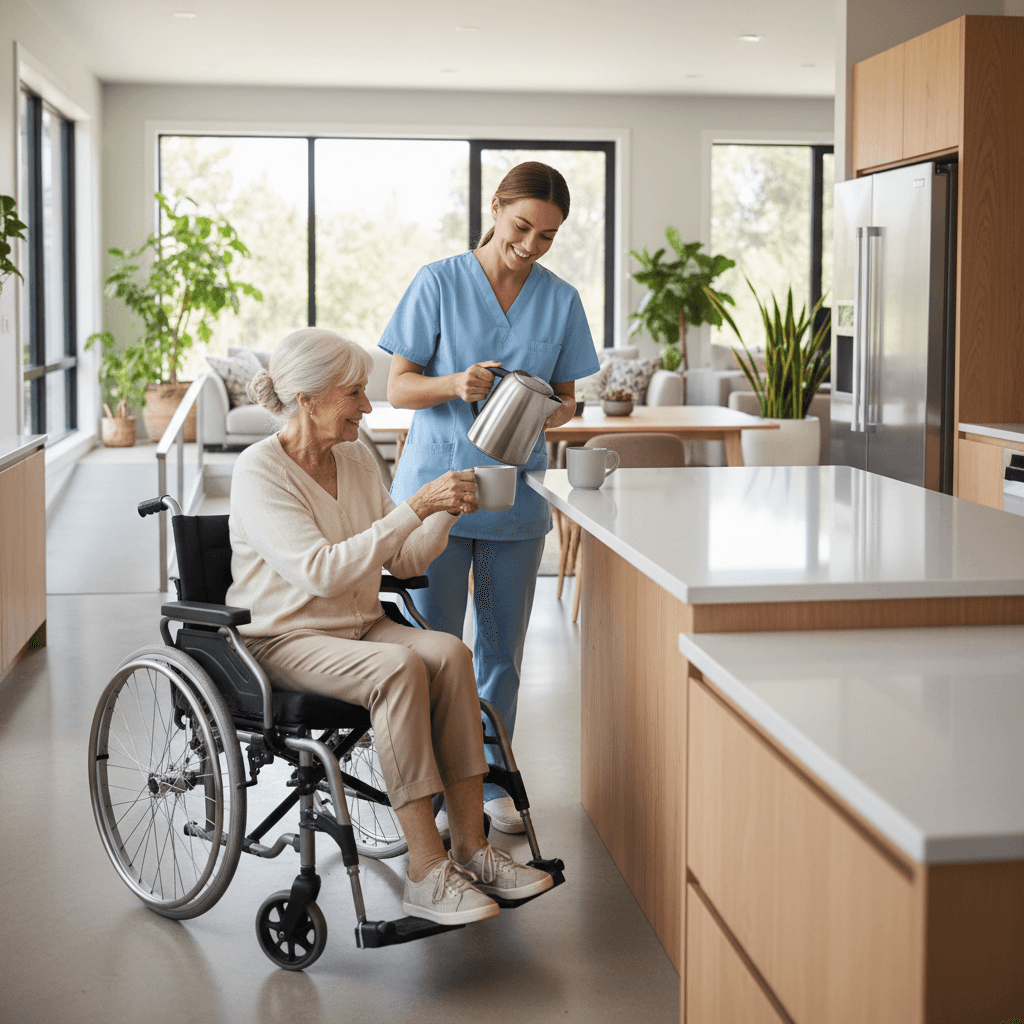 In-home care assistance with daily living